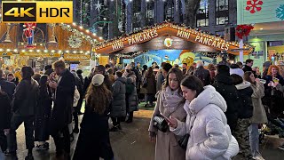 🎄3 HOURS of London Christmas Walk - Dec 2023 🎅🏼 The Best of London Christmas [4K HDR]