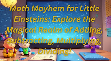 Math Adventures for Kids: Explore the Magical World of Adding, Subtracting, Multiplying, Dividing!!!
