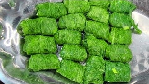 Cách làm CẢI XANH CUỘN CHẢ CÁ món lẫu rau cải xanh rất ngọt ai cũng nấu được.