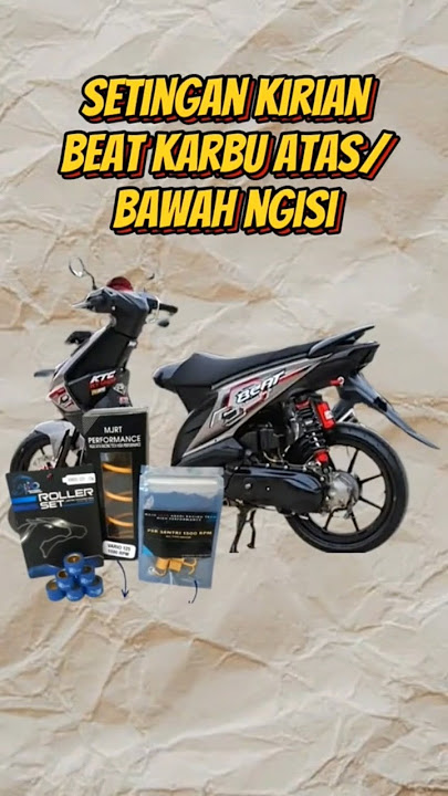 Setingan Kirian Beat Karbu Biar Ngisi Atas Sama Bawah? 🤔 #otomotifindonesia #upgradecvt #beatkarbu