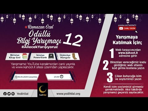 Ödüllü Bilgi Yarışması 12 Ramazan Özel (CANLI)