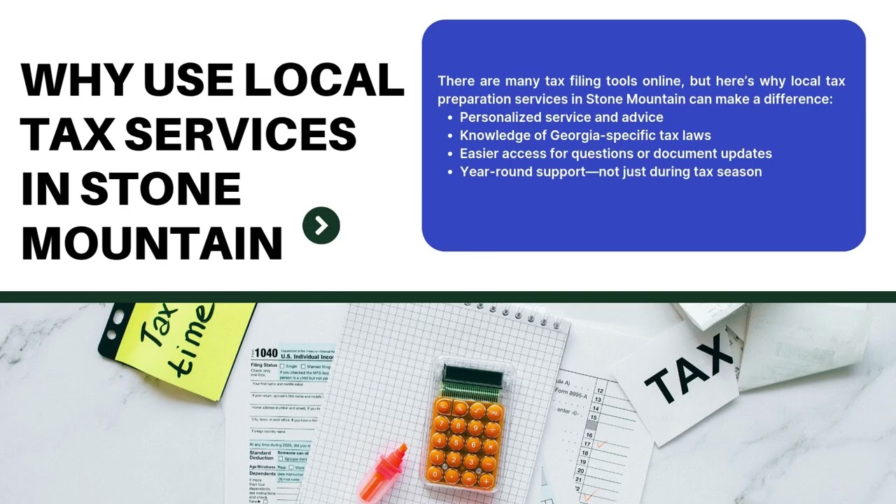 Tax Preparation Stone Mountain | File Smarter & Maximize Your 2024 Refund