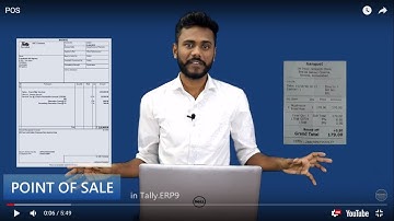 POS in Tally.ERP9 I Point of Sale I Vedanta Educational Academy