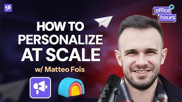 Clay→AI Copy→Smartlead: Scaling Unique Relevance at Scale with Matteo Fois | #smartleadofficehours