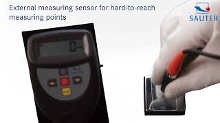 SAUTER TE | Ergonomic design and external sensor for highest ease of use