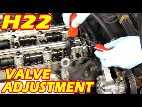 How to do a valve adjustment on a honda prelude #5