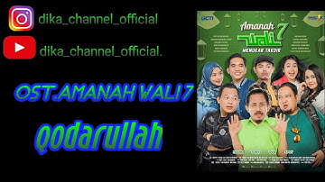 Ost.Amanah Wali 7 Menukar Takdir Lyrics Qodarullah Cipt:Apoy