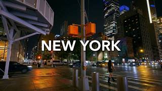 Walking in NYC at Evening Walking Tour 4K
