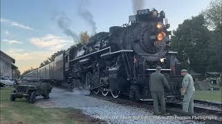 August 31st, 2024, Reenactors Tyler Kostyla and Ken Hoelscher, along with engineer Grant Geist pose.