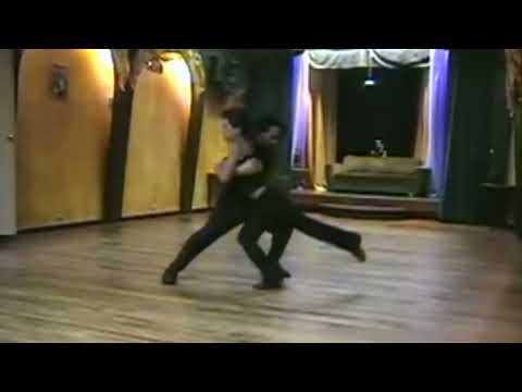 Gustavo Rosas Tango Truco Con Paula Rubin en Tango Bar Bruselas Marzo 2004 Belgica