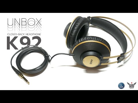 Unbox AKG K92 CLOSED-BACK Headphone By Soundproofbros.