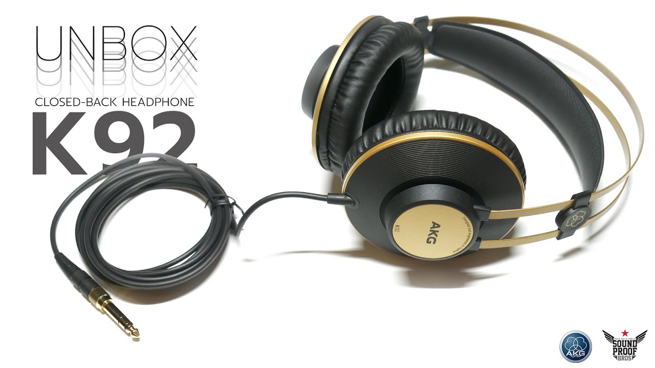 Unbox AKG K92 CLOSED-BACK Headphone By 