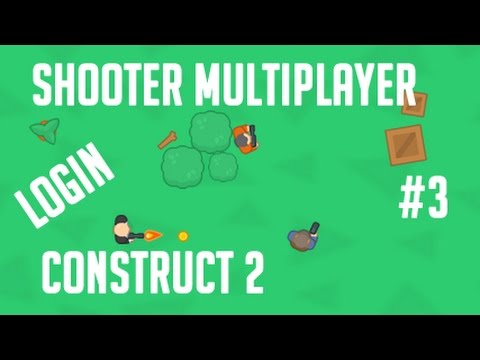 Construct 2 multiplayer shooter - Login & Name Display - YouTube