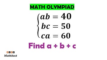 Math Olympiad | A Nice Algebra Problem | Find a + b + c