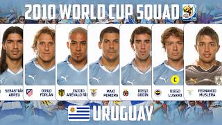 URUGUAY 2010 WORLD CUP FULL SQUAD