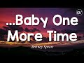 Britney spears   baby one more time lyrics
