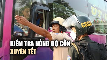 CSGT TP.HCM kiểm tra nồng độ cồn suốt Tết Nguyên đán 2024