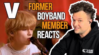Former Boyband Member Reacts To V of BTS: Tiny Desk Korea