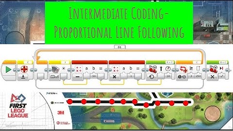 Proportional Line Following - How to follow a line using the color sensor