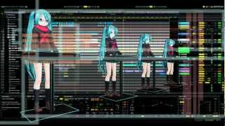 【MMD】 【初音ミク】クラフトワーク - Home Computer / Hatsune Miku - kraftwerk