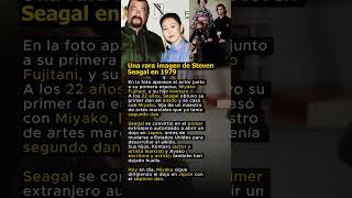 Una rara imagen de Steven Seagal en 1979