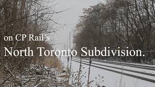 Railfanning the CP North Toronto Subdivision February 2020