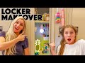 LOCKER TOUR! The COOLEST LOCKER MAKEOVER from my MOM!!