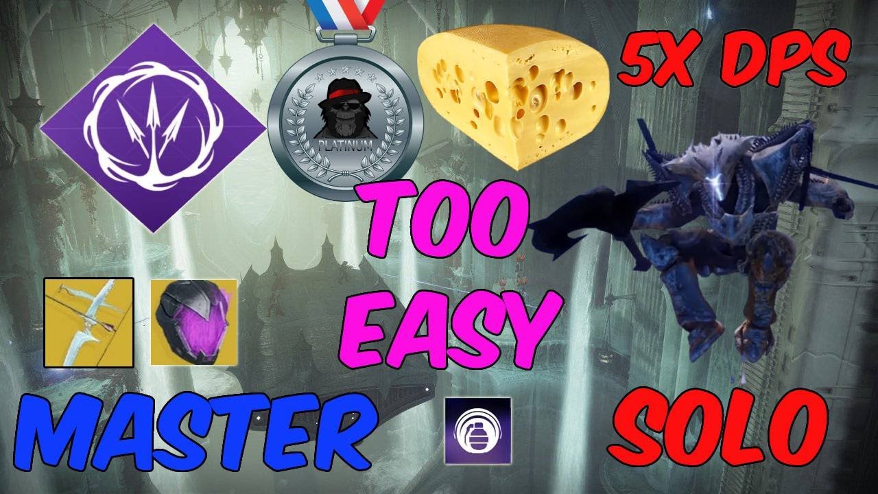 Solo Platinum Master Nightfall The Lightblade  New Boss Cheese Too Easy