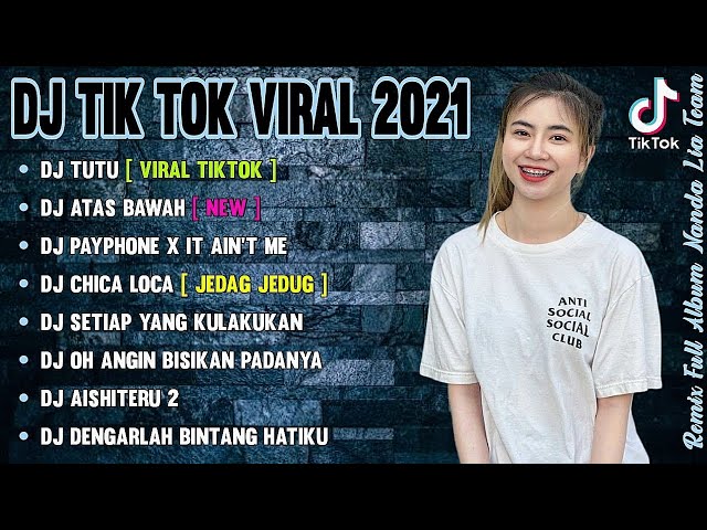 DJ TIKTOK TERBARU 2021 - DJ TUTU FULL BASS TIK TOK VIRAL REMIX TERBARU 2021 class=