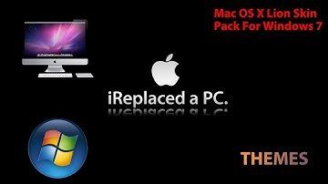 Windows Tutorials [06] - Mac OS X Lion Theme For Windows 7