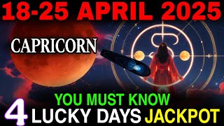 Millionaire Day for Capricorn: 4 Lucky Dates Between April 18–25 That Can Change Your Fortune! 💰♑✨