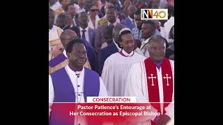 Pastor Patiences entourage at her episcopal bishop consecration