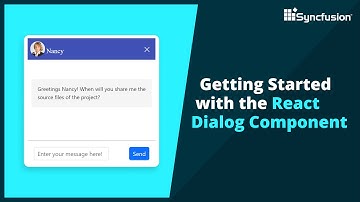 Getting Started with the React Dialog Component