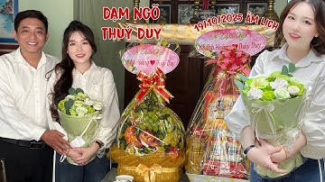 Cả Gia Đình Bận Rộn Chuẩn Bị Món Ăn Cho Lễ Dạm Ngõ Thúy Duy Miền Tây Sông Nước | Huỳnh Như Vogs