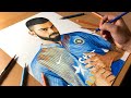 Drawing Virat Kohli - Timelapse | Artology