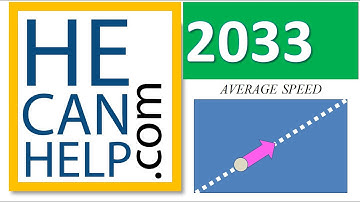 2033 {HECANHELP.COM USA} Average Speed Must Know Physics