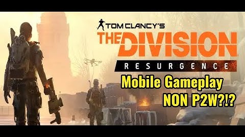 New Mobile MMO Shooter! The Division Resurgence BETA | F2P | No P2W | 45FPS | Medium Settings