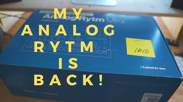 My Analog Rytm is back from Repair | Elektron Pads Bug