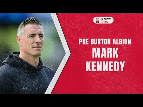 Mark Kennedy pre Burton Albion