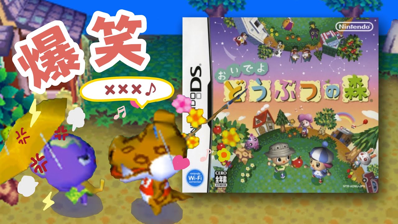 おいでよどうぶつの森】17年ぶりにDS版おい森で遊んだら色々と想像以上