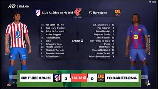 ATLETICO MADRID VS FC BARCELONA | LALIGA | PES 17 FC26 PATCH | GAMEPLAY | YAMAL | RASHFORD #LMFC5