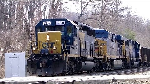 CSX Eastbound and Down at Montevideo Road