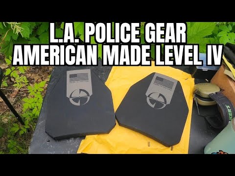 LA POLICE GEAR USA MADE LEVEL IV BODY ARMOR