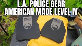 LA POLICE GEAR USA MADE LEVEL IV BODY ARMOR