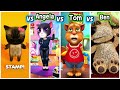 Ben vs Talking Tom vs Angela  Ultimate Music Battle #angela #talkintom2 #ben #funny #youtube
