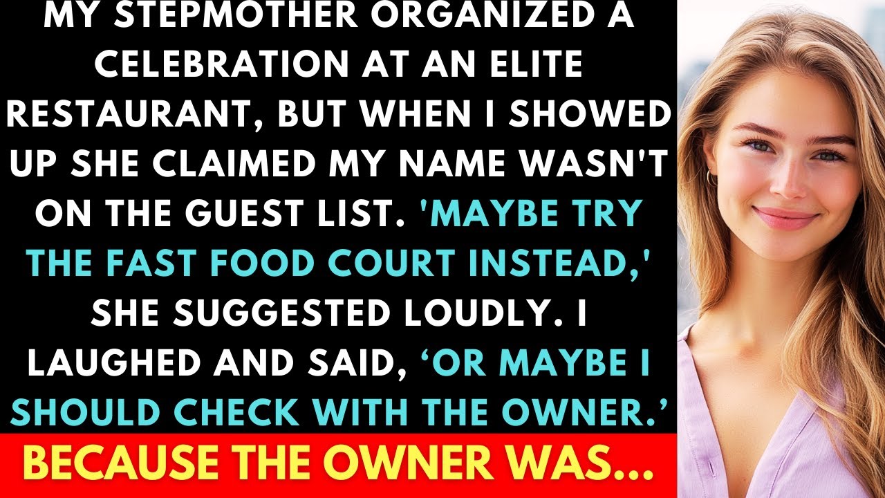 Stepmom Banned Me From Dinner Celebration; I Laughed And Said, 