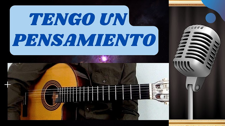 🎤 Karaoke TENGO UN PENSAMIENTO en Guitarra 🎸  AMAIA