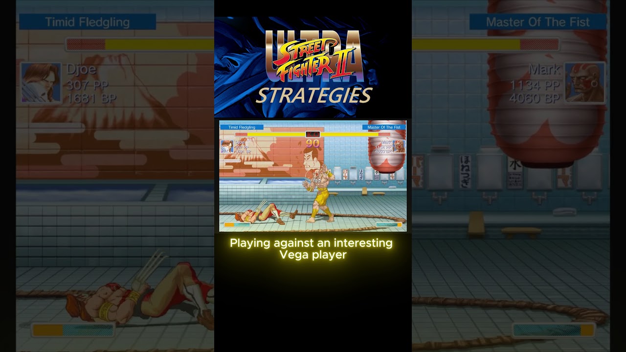 Ultra Street Fighter 2 - Playing against an interesting Vega Player