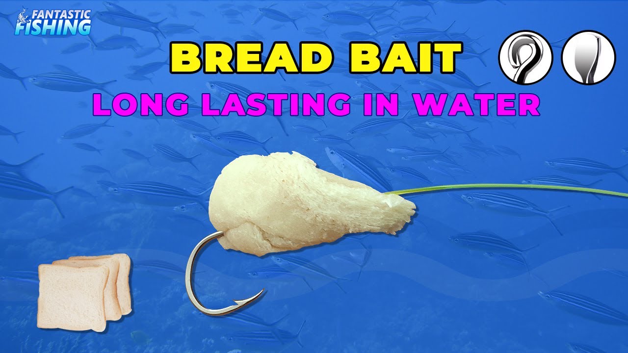 Bread Bait - How To Put A Bread Bait On The Hook And How To Make It Stay  For Long Time. 