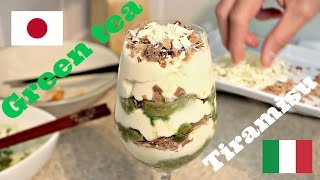 GREEN TEA "MATCHA" TIRAMISU recipe - a simple, non baked dessert GREEN TEA "MATCHA" TIRAMISU recipe - a simple, non baked dessert